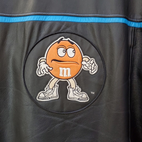 Vintage M & M Planet Mars 1999 Blk Leather Jacket - Picture 6 of 6